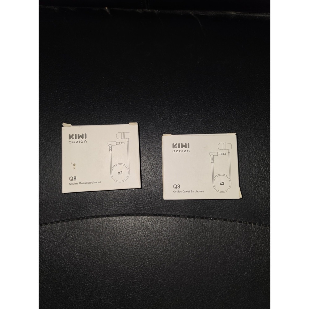 2 Sets Of Kiwi Design Q8 Oculus Quest Earphones